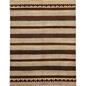 striped gabbeh wool rug 10x14