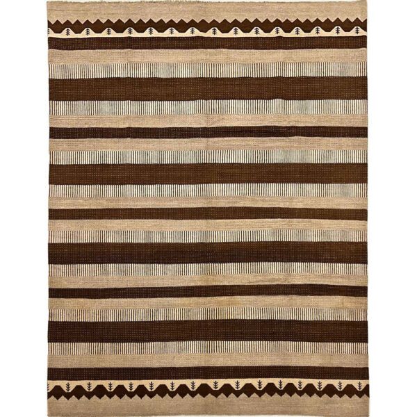 striped gabbeh wool rug 10x14