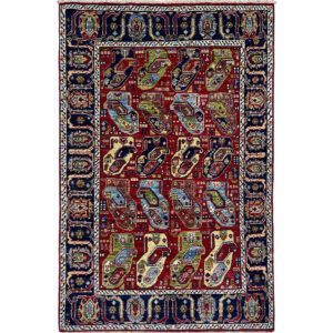 afghan tribal wool rug