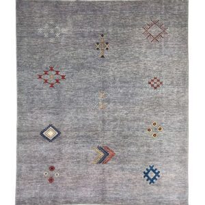 southwestern gabbeh wool rug 8x10