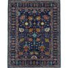 blue sultani wool rug