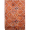 orange southwestern gabbeh rug