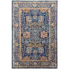 blue tribal rug