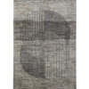 gray modern gabbeh wool rug
