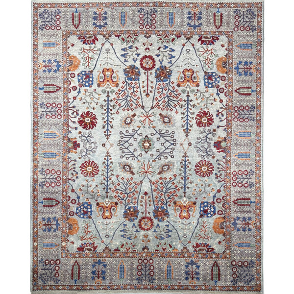 gray sultani wool rug