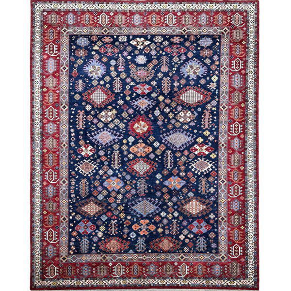 navy blue oriental rug