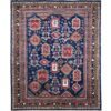 navy qashqai oriental wool rug