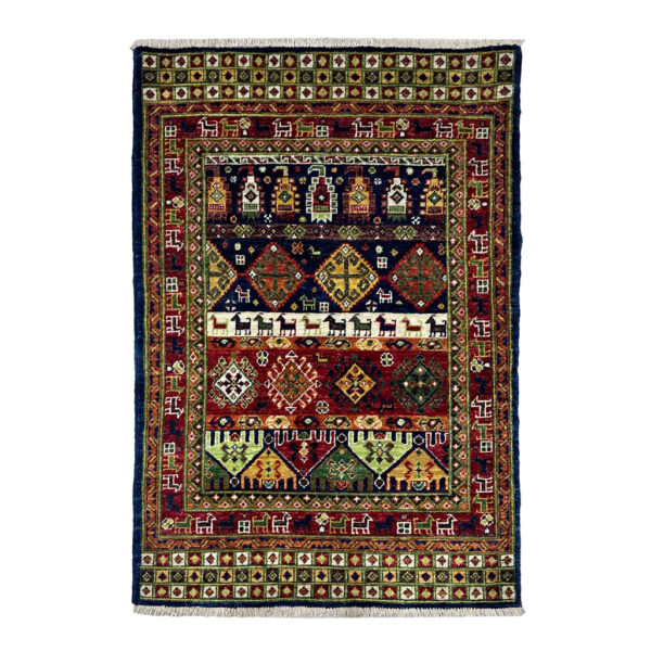 nomadic tribal wool rug