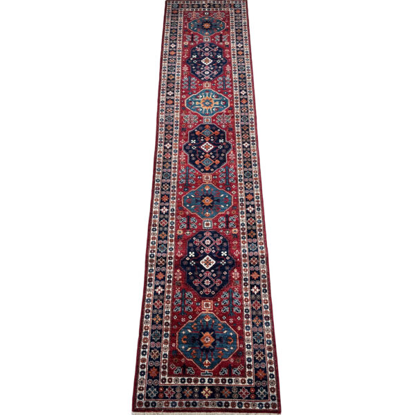 oriental afghan wool runner rug